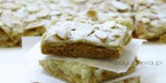 Мазурек с абрикосовым вареньем и белым шоколадом