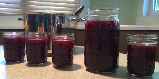 Простое малиновое варенье пятиминутка