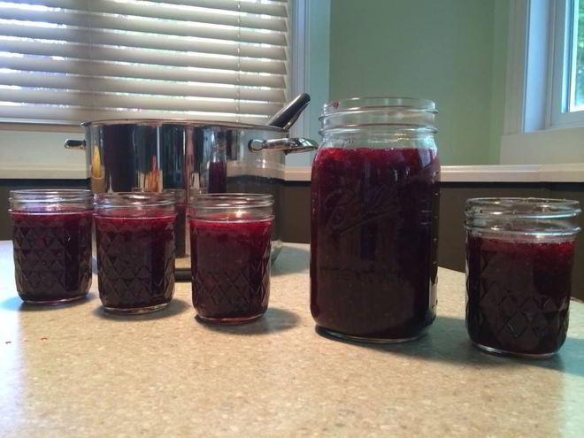 Рецепт простого малинового варенья пятиминутка