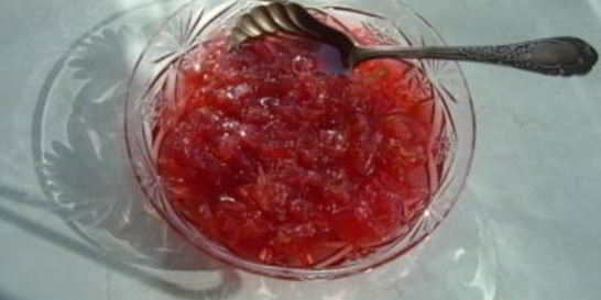 Розовое варенье пятиминутка