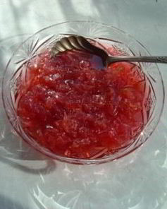 Розовое варенье пятиминутка