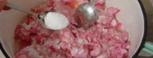 розовое варенье пятиминутка. Шаг 6