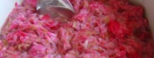 розовое варенье. Шаг 2