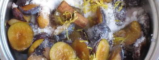 сливовый конфитюр с корицей и лимоном. Шаг 2