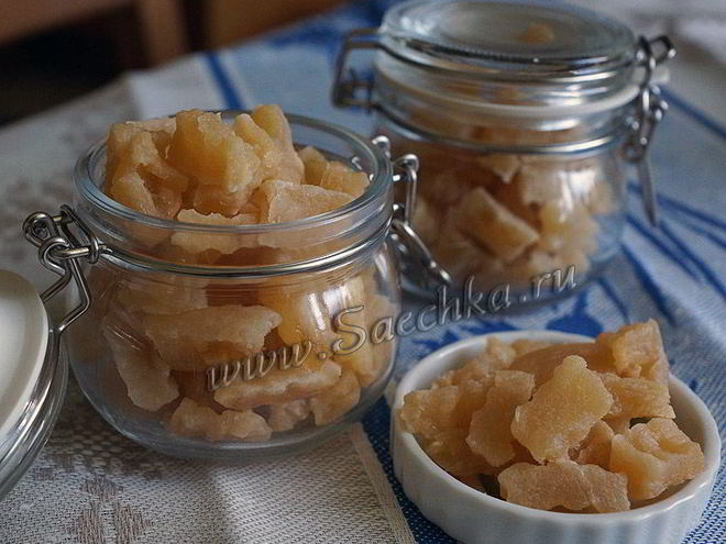 Рецепт цукатов из дыни