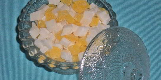 Цукаты из кокоса и ананаса