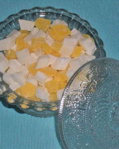 Цукаты из кокоса и ананаса