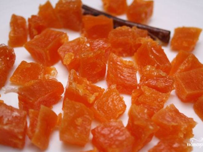 Рецепт цукатов из тыквы