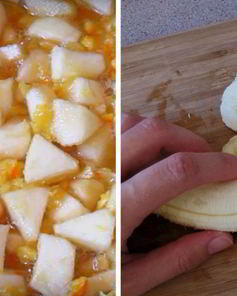 Варенье из бананов и яблок