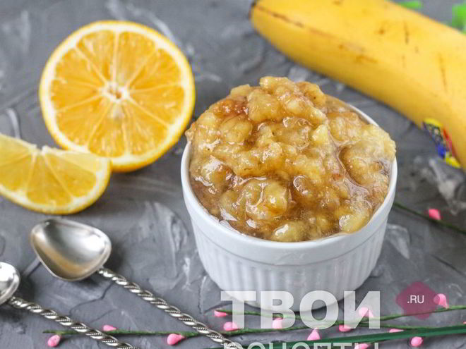 Рецепт варенья из бананов