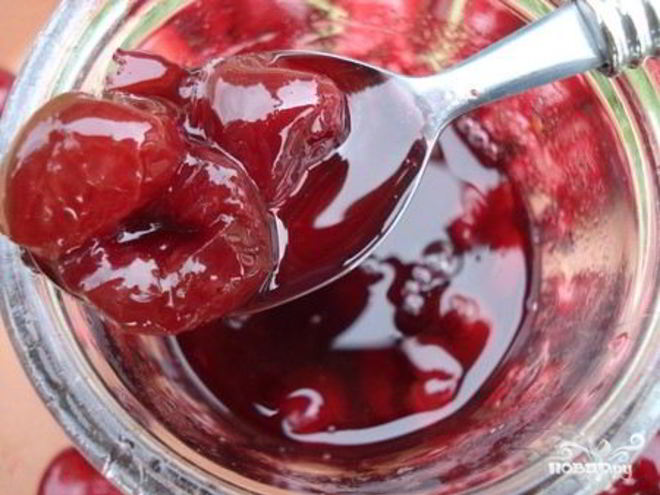 Рецепт варенья из черешни без варки