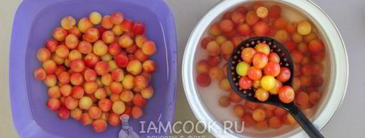 варенье из черешни с апельсином. Шаг 4