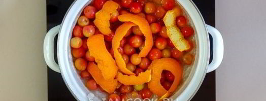 варенье из черешни с апельсином. Шаг 7