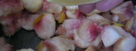 варенье из инжирного персика с лимоном и розовым перцем. Шаг 4