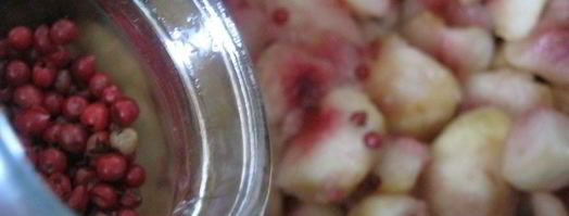 варенье из инжирного персика с лимоном и розовым перцем. Шаг 5