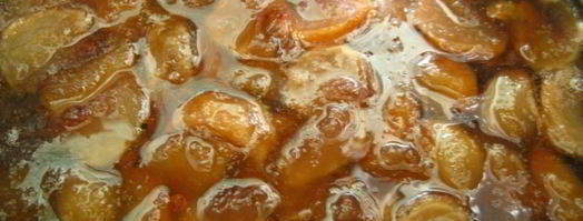 варенье из инжирного персика с лимоном и розовым перцем. Шаг 10