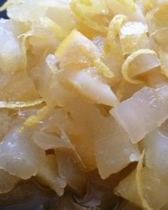 Варенье из кабачка с лимоном и имбирем