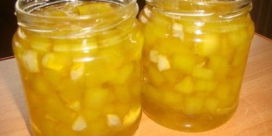 Варенье из кабачков дольками