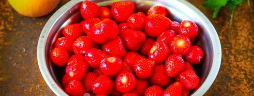 варенье из клубники с апельсинами. Шаг 3