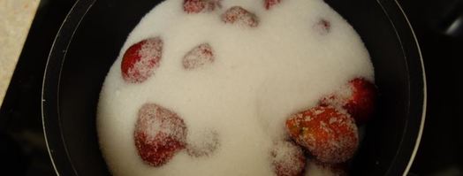 варенье из клубники с лимоном и мятой. Шаг 2