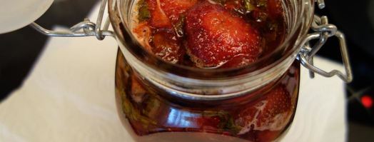 варенье из клубники с лимоном и мятой. Шаг 11