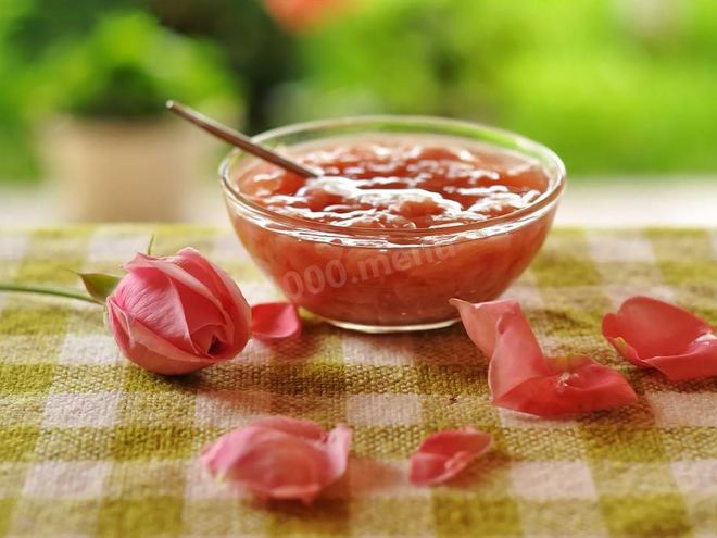 Рецепт варенья из лепестков роз с винной кислотой