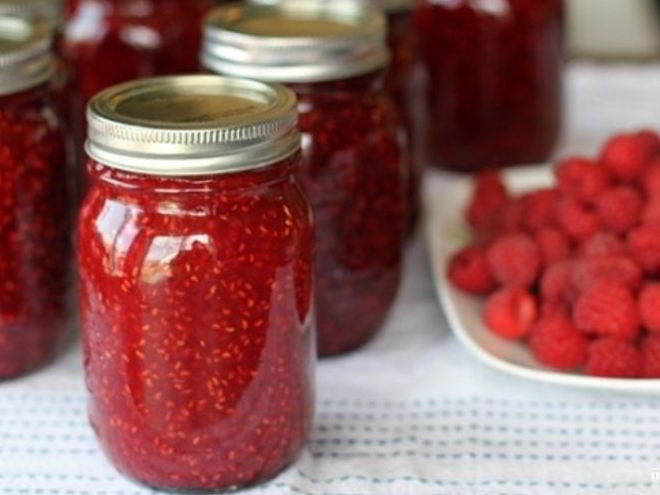 Рецепт варенья из малины без закатки