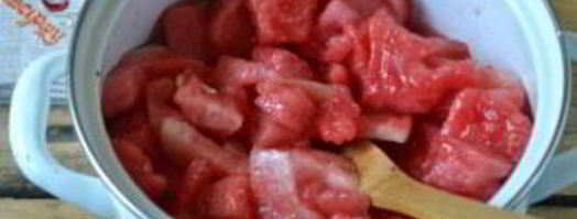 варенье из мякоти арбуза на зиму. Шаг 3