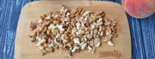 варенье из персиков с грецкими орехами. Шаг 2