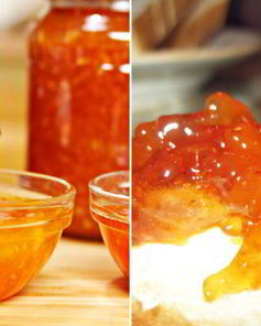 Варенье из персиков с цитрусовыми