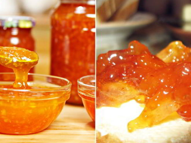 Рецепт варенья из персиков с цитрусовыми