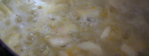 варенье из ревеня с зелеными яблоками и имбирем. Шаг 6