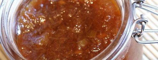 варенье из ревеня с зелеными яблоками и имбирем. Шаг 8