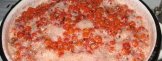 варенье из садовой рябины. Шаг 2