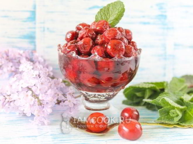 Рецепт варенья из вишни с косточкой пятиминутка