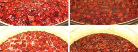 варенье из войлочной вишни. Шаг 3