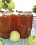 Варенье из яблок Белый налив дольками