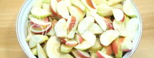 варенье из яблок дольками. Шаг 2