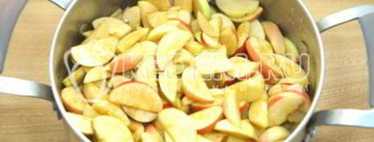 варенье из яблок дольками. Шаг 5
