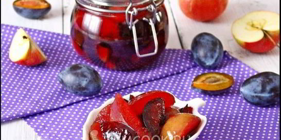 Варенье из яблок и слив на зиму