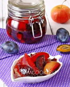 Варенье из яблок и слив на зиму