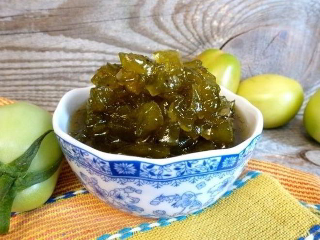 Рецепт варенья из зеленых помидоров