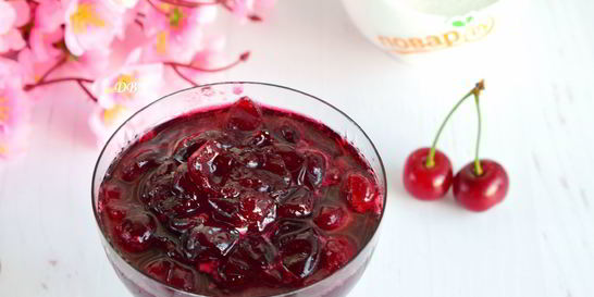 Варенье из жареной вишни