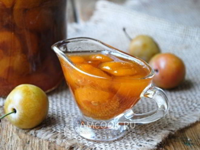 Рецепт варенья из желтых слив