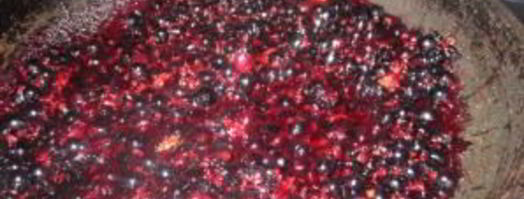 варенье на сковороде. Шаг 2