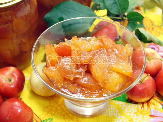 Рецепт яблочного варенья дольками