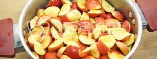 яблочное варенье дольками. Шаг 2