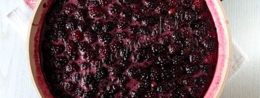 жареное варенье из ежевики. Шаг 5