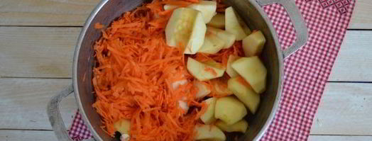 яблочно-морковное пюре на зиму. Шаг 5