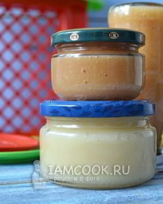 Яблочное пюре на зиму для детей